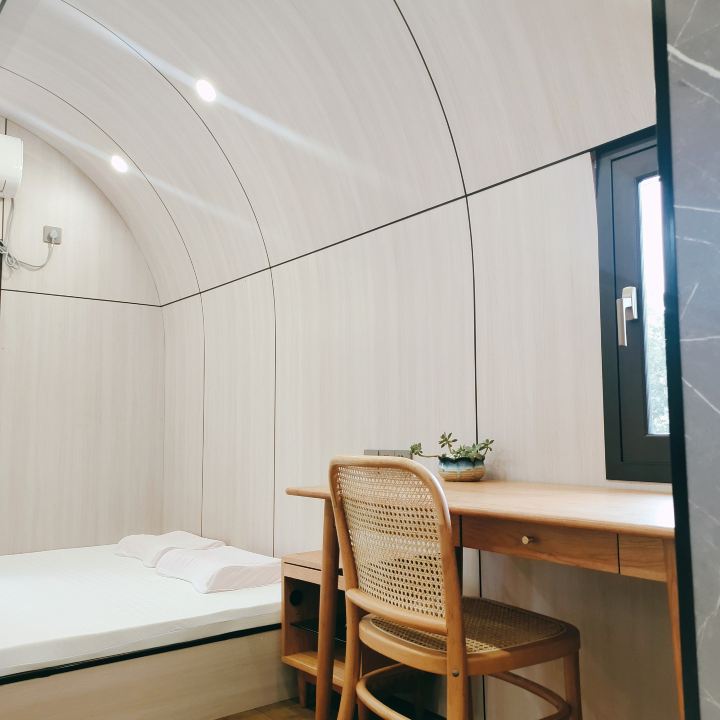 隐林木屋大床房+山景+乳胶床垫+地暖