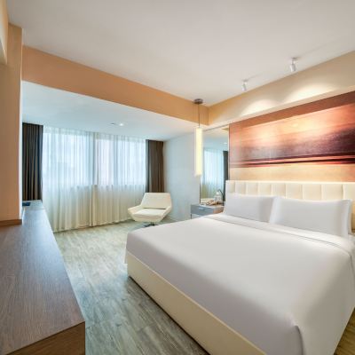 精緻商務房+助眠負氧離子氧吧 錦江都城飯店（杭州下沙店）優惠