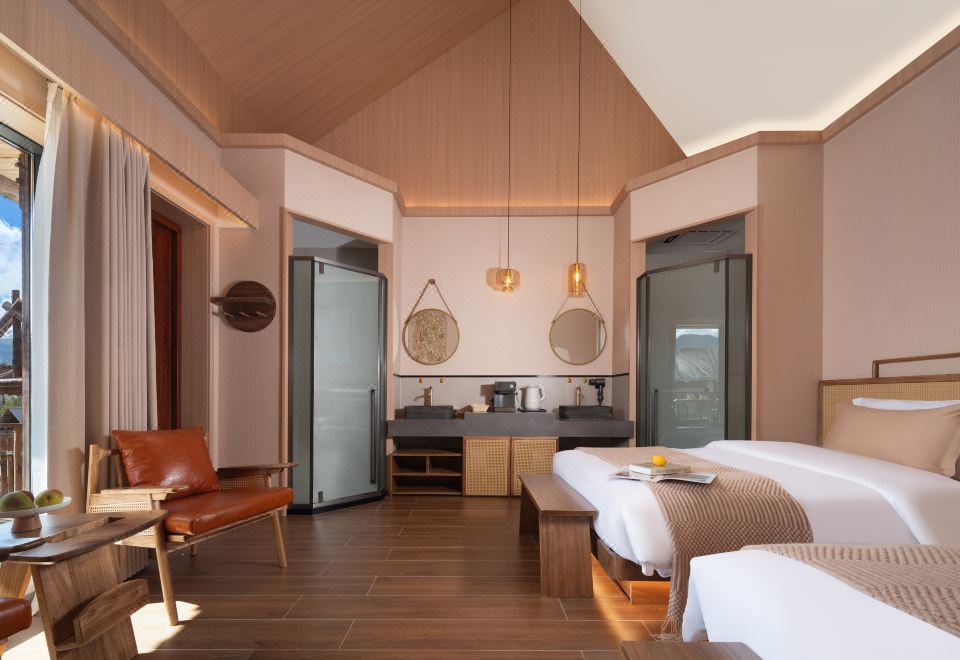 見山.至尊商務間（舒適睡眠+全屋智控+地暖+160織新疆長絨棉床品）