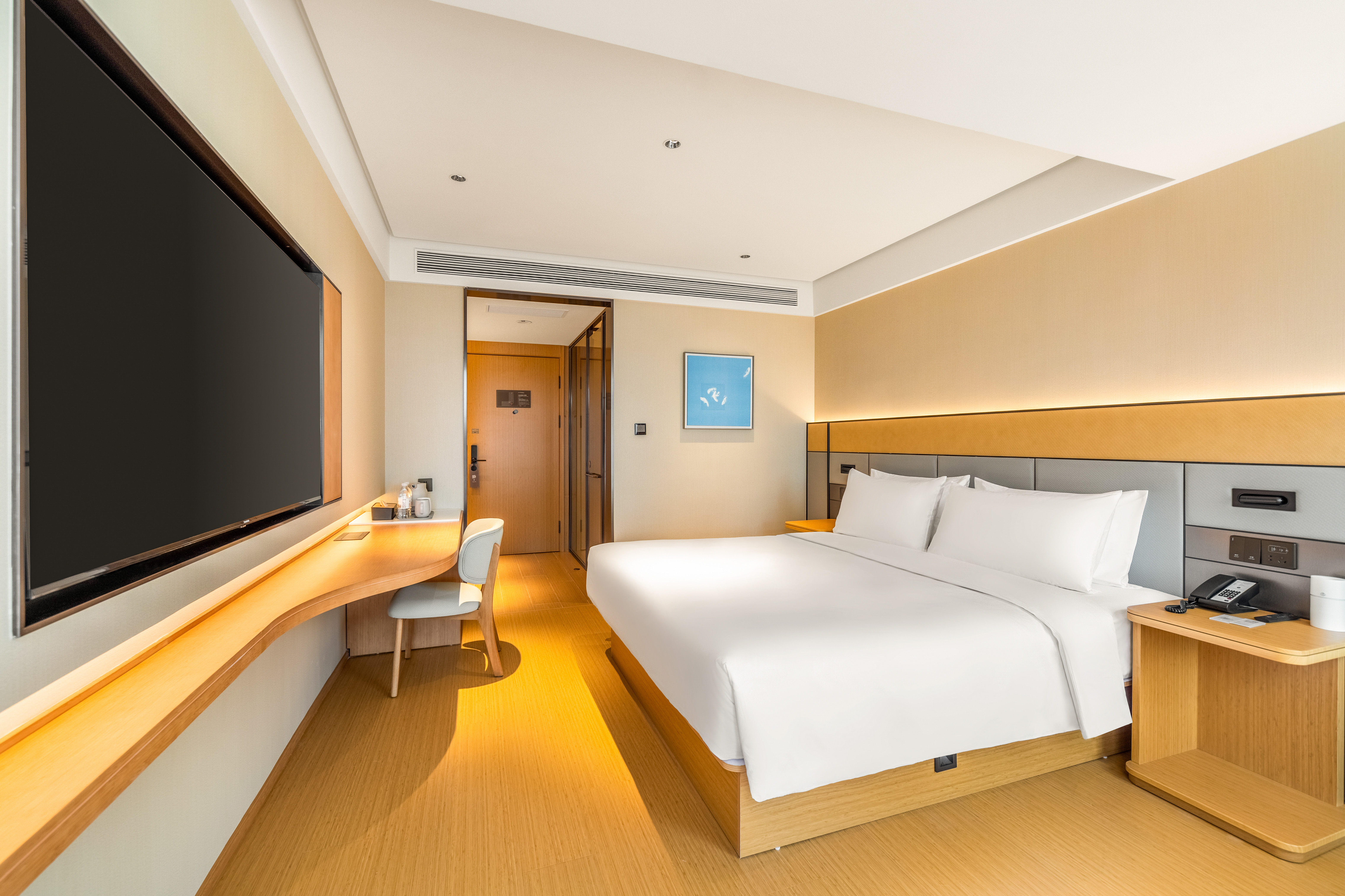 尊享大床房（加湿器+65寸投屏电视+小冰箱+麪包枕）