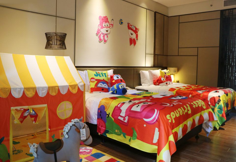 超级飞侠亲子主题双床房