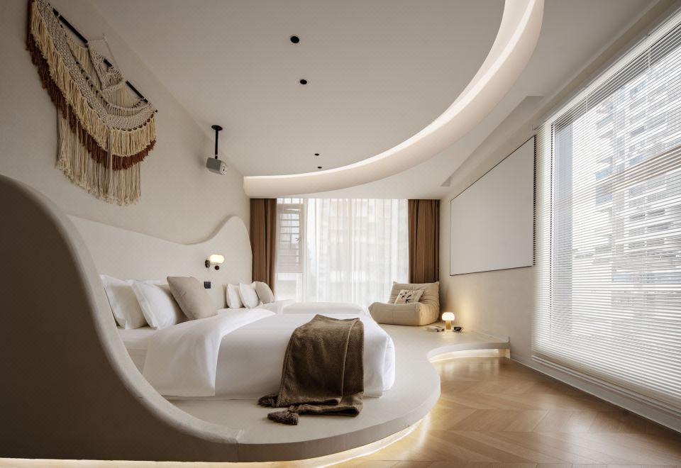 柠时丨想云轻奢双床房（中央空调+智能马桶）