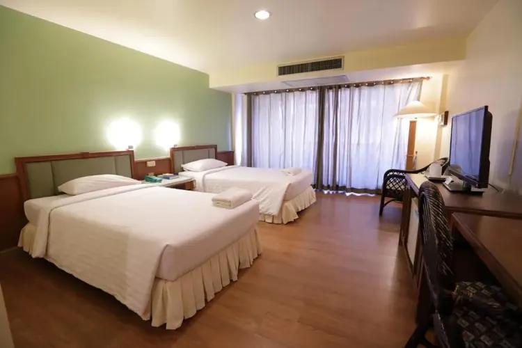 ห้องทวินดีลักซ์พร้อมอ่างอาบน้ำ