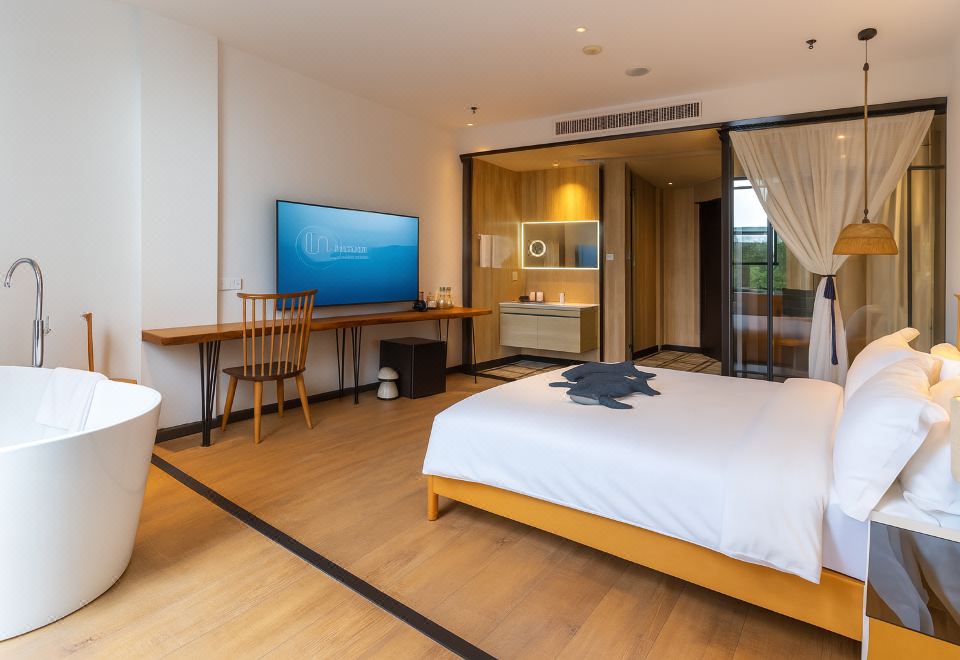 木寄舒適大床房（帶浴缸）