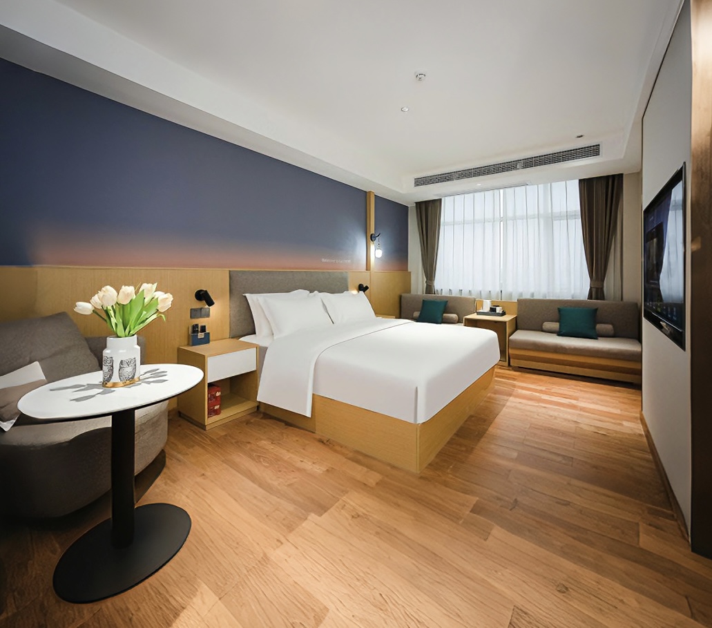 Fanxi Hotel (Chengdu Daxu High-speed Railway Station)梵寂豪华大床房（慕思床垫+智能马桶）