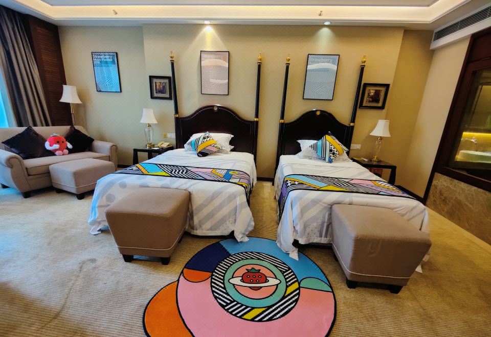 草莓音樂親子雙床房