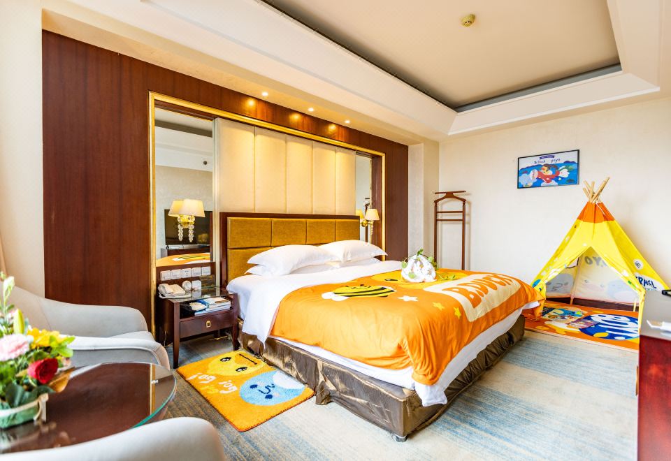 小黄鸭主题亲子套房