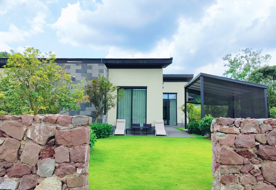 竹巷山景私湯溫泉單臥別墅（私家花園+星空茶室）