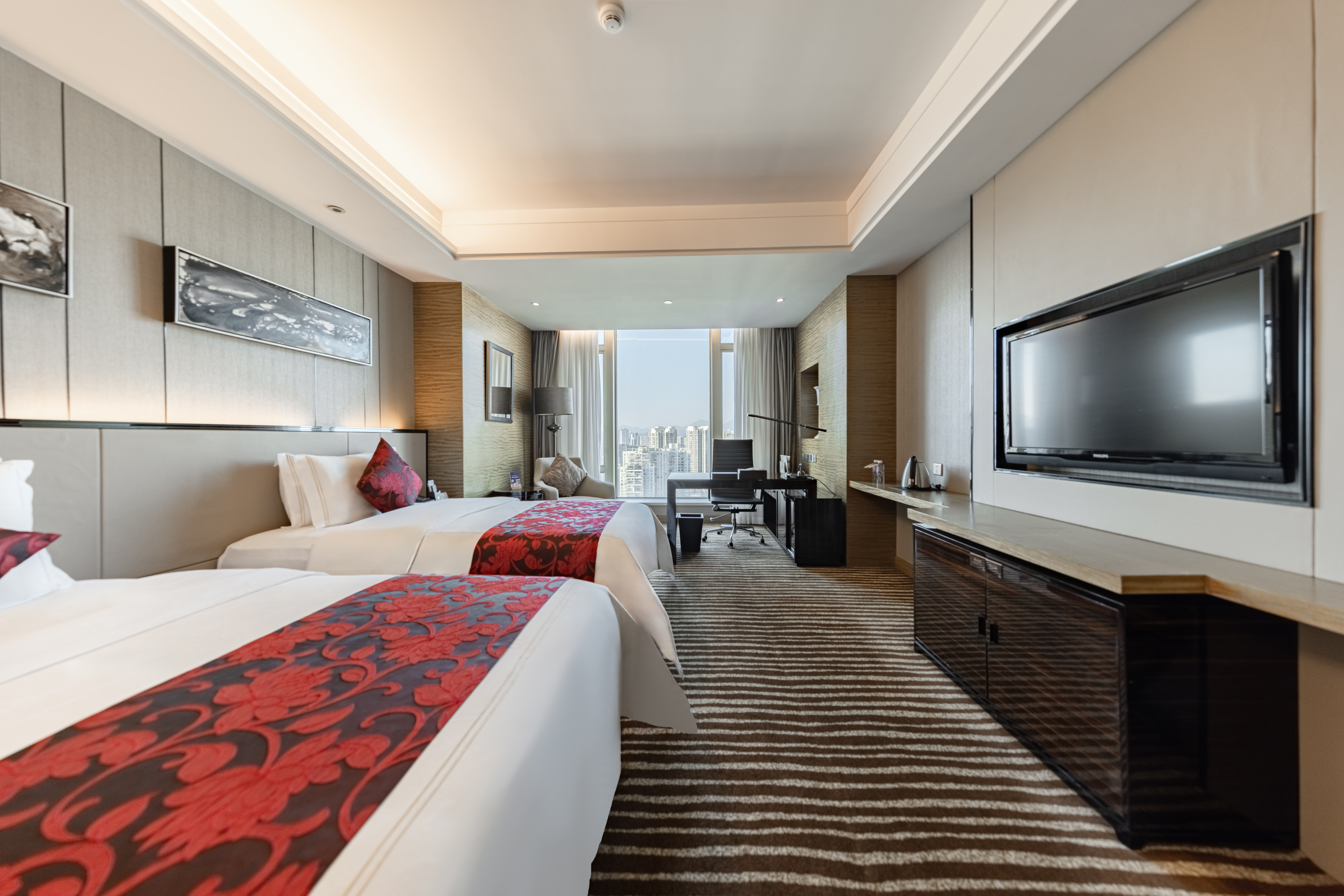 Shenzhen YANGBANGLANGYUE International HotelScenery Standard Twin Room