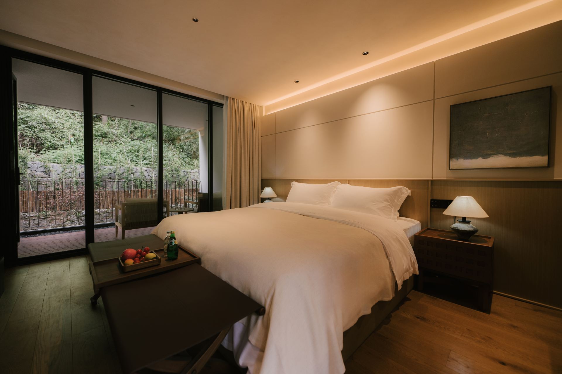 Island Residence Mountain-View Balcony Courtyard Private Hot Spring Room (Double Bed)