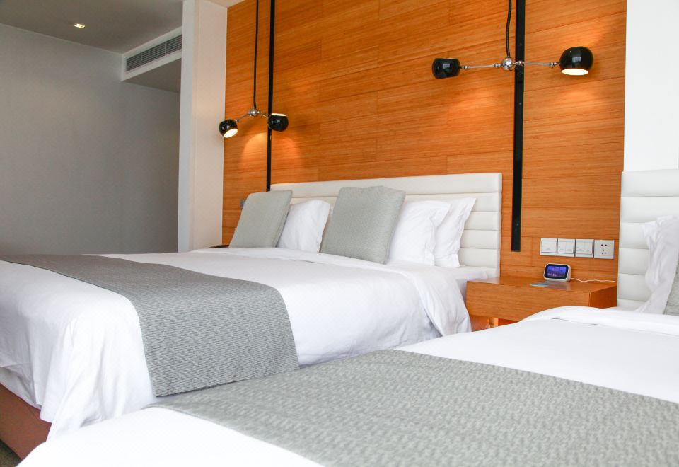 精品家庭双床房『深泡浴缸+小冰箱』