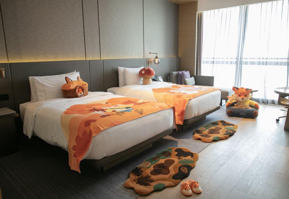 卢卡的原野手帐主题双床房