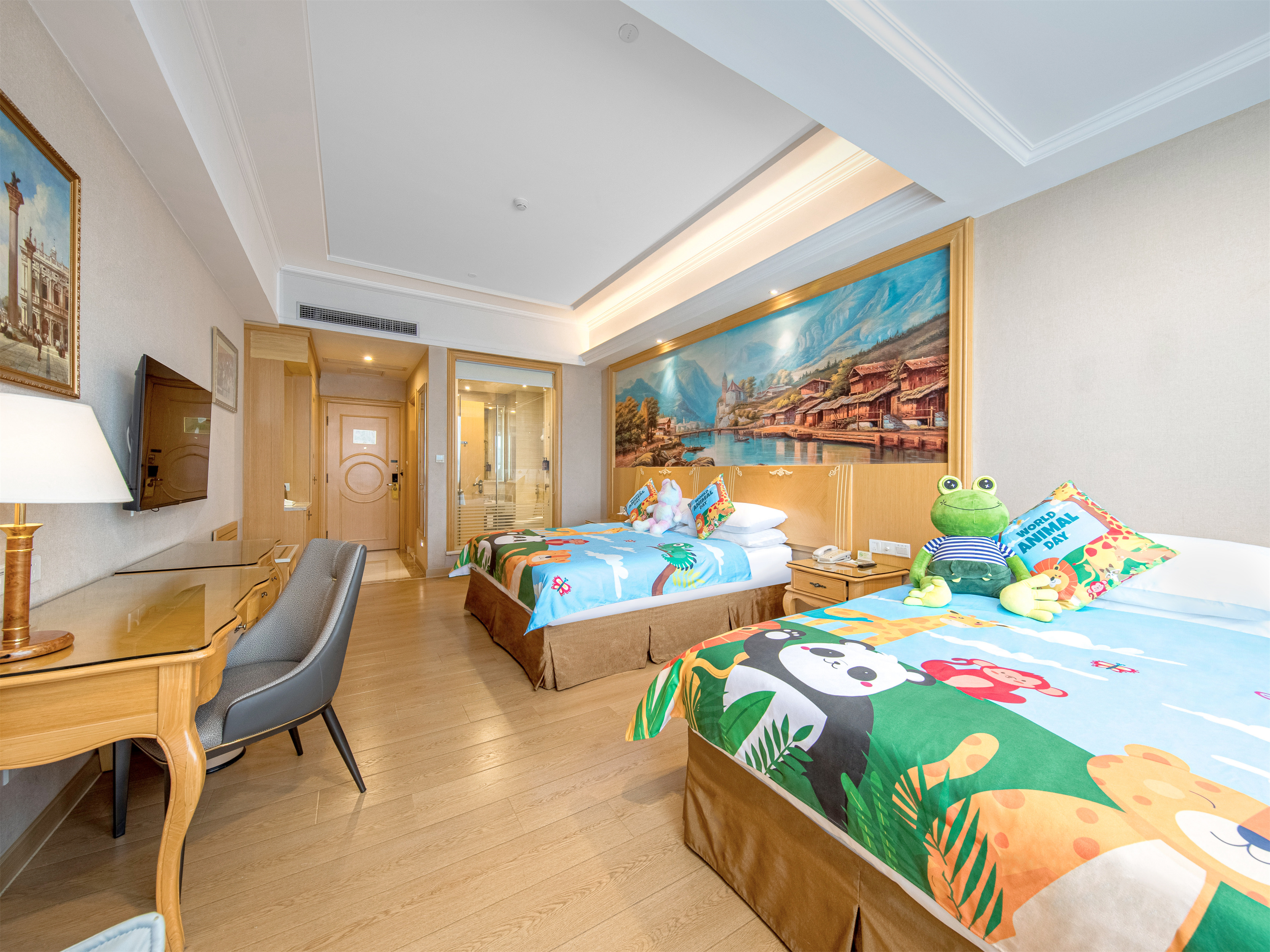 亲子双床房（安静好眠丨熊猫主题）