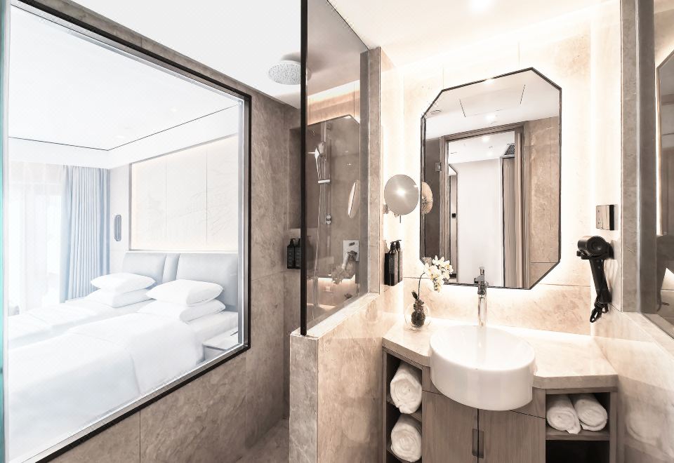 古都长禧双床房无浴缸（智能客控+胶囊coffee机）