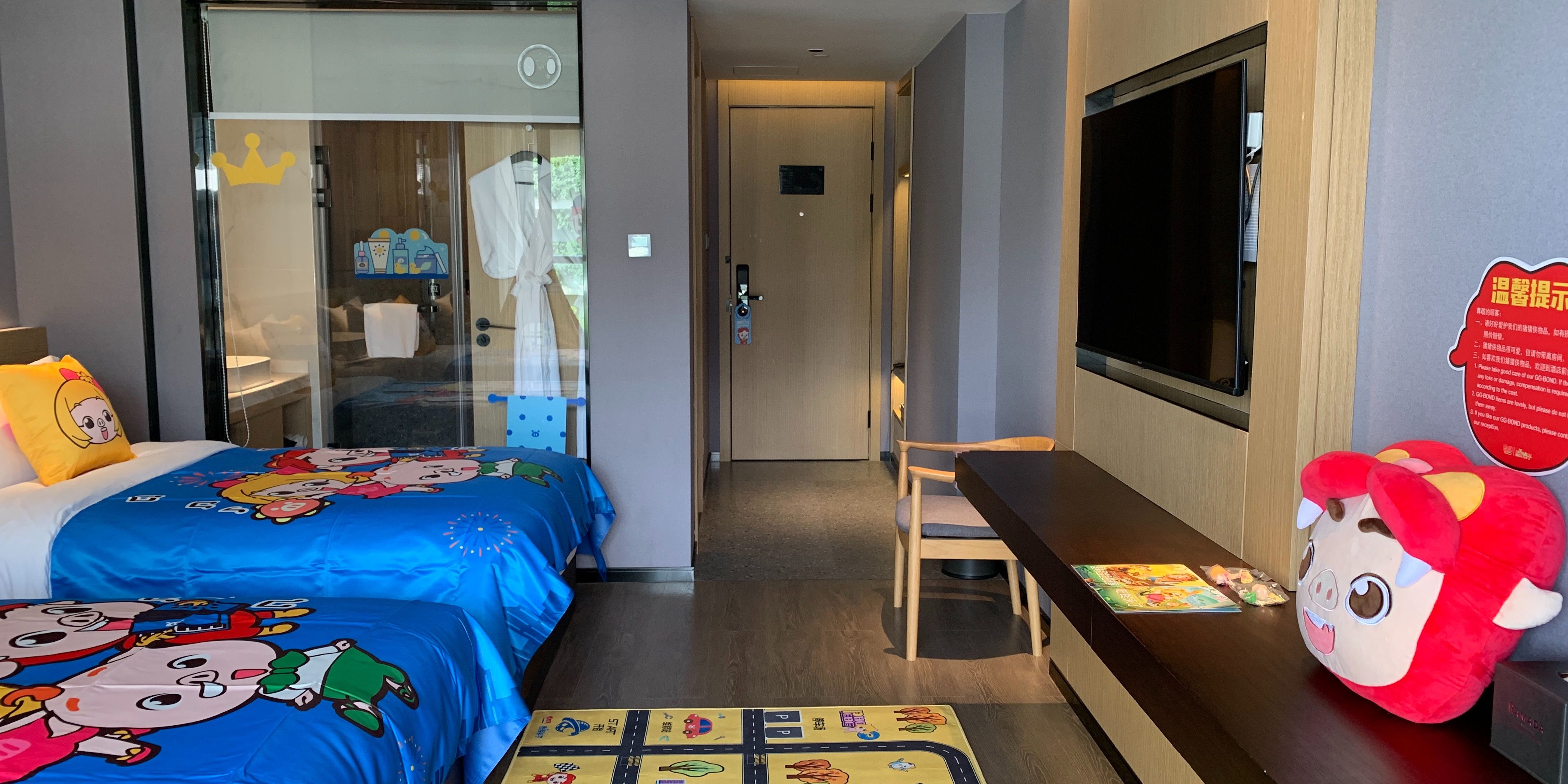 猪猪侠酷芽亲子双床房