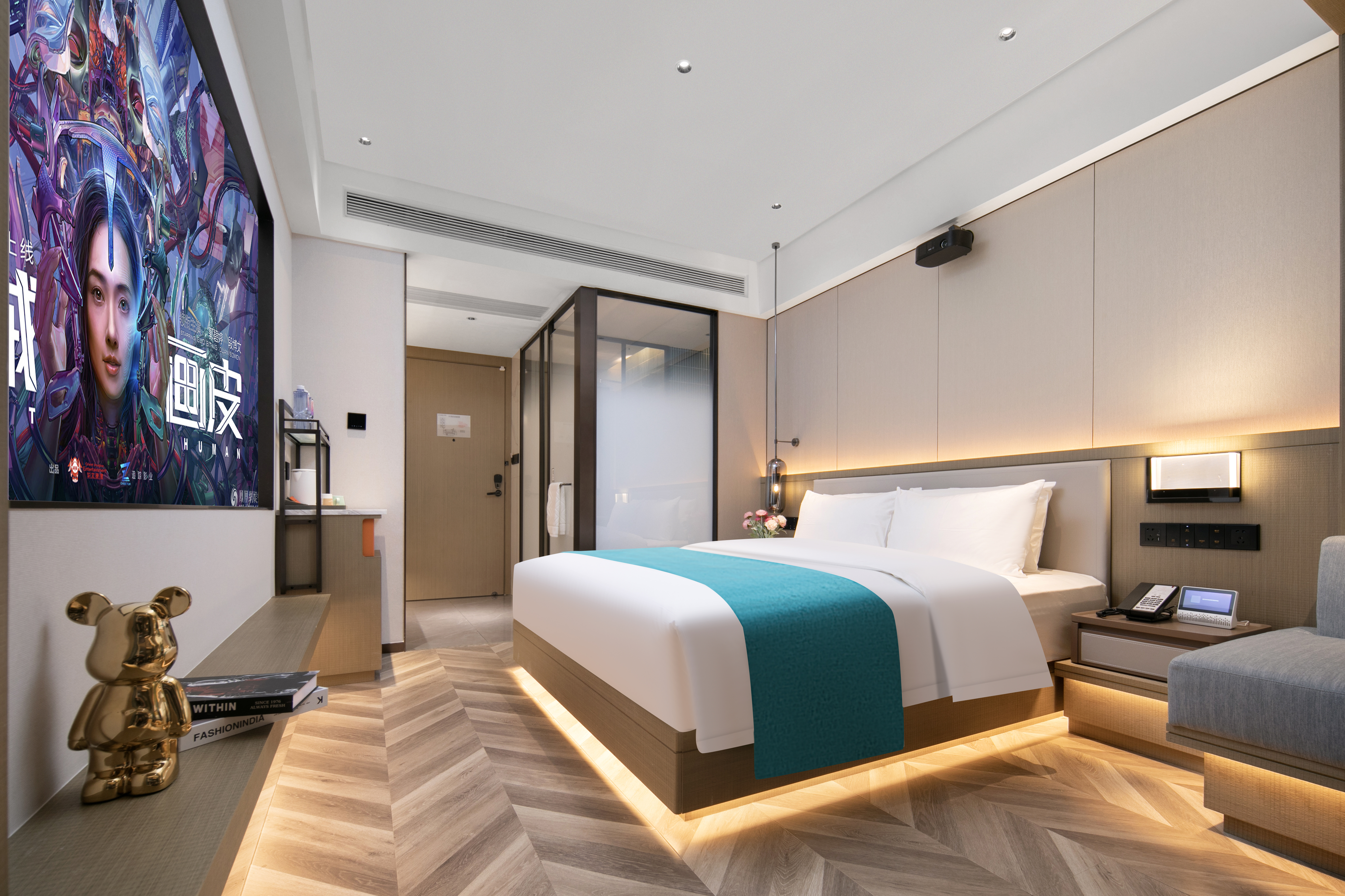 巨幕I影音大床房（影院级杜比音效+奇艺果VIP+全景落地窗）