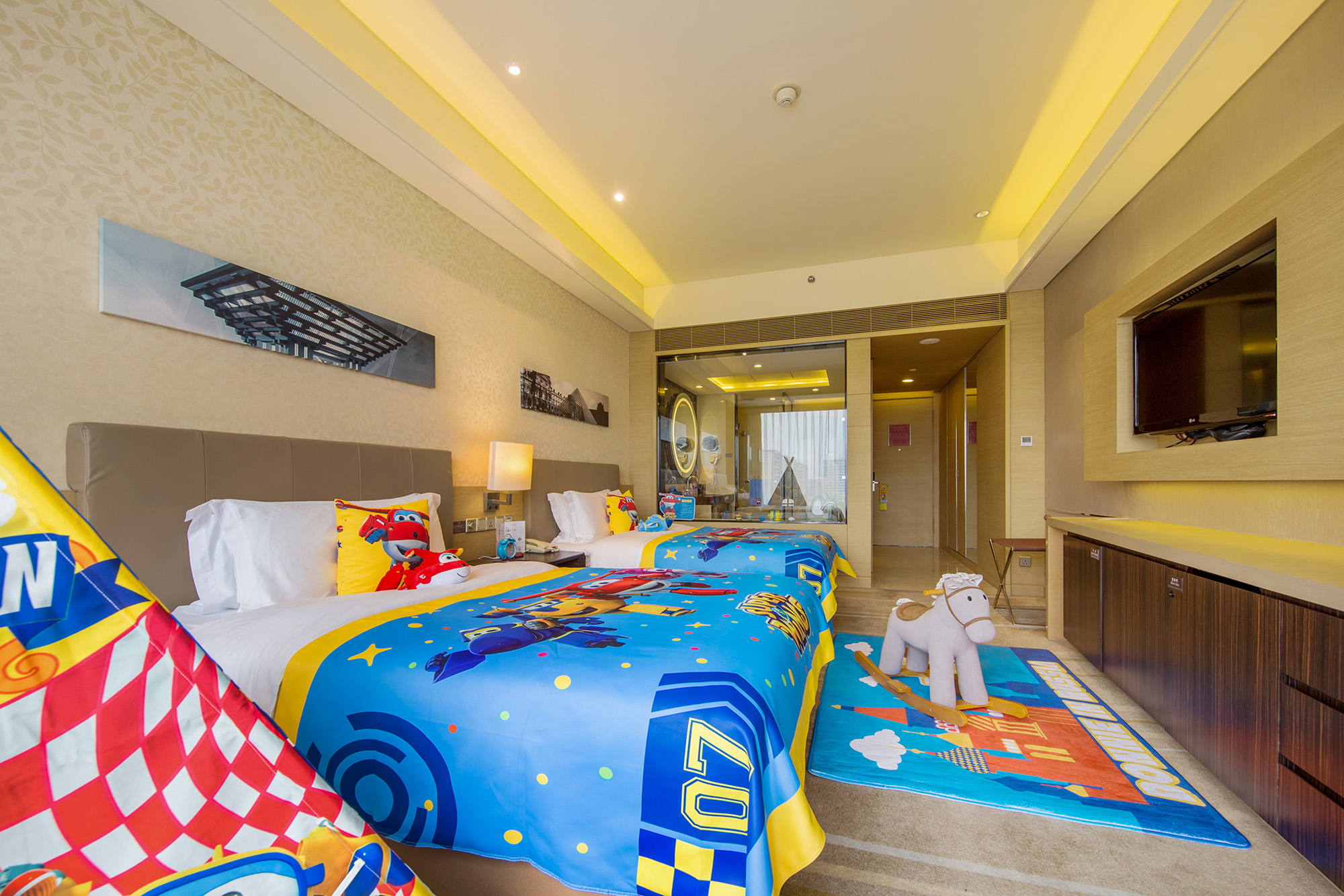 酷芽超级飞侠双床房