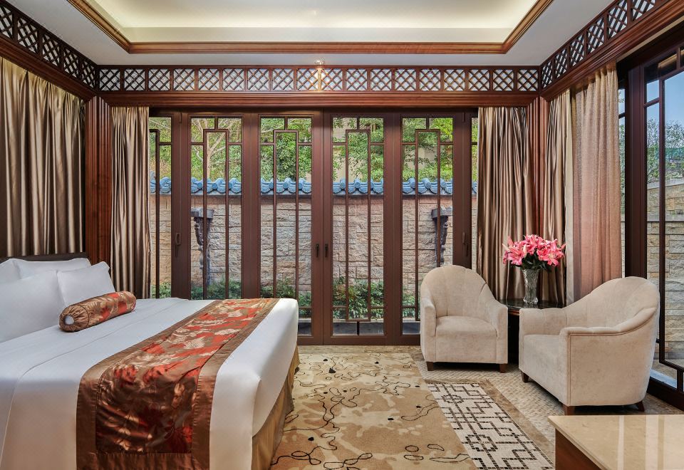 雙臥A型別墅-獨立溫泉泡池及泳池