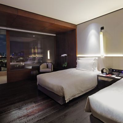 灣景豪華雙床房（帶陽台） 深圳華僑城藍汐精品酒店優惠