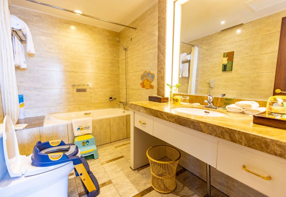 小黄鸭主题亲子套房