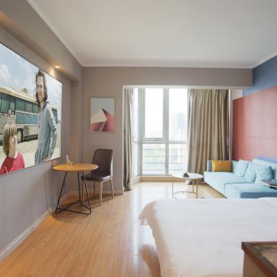 巨幕影院大床房 港灣國際公寓（北京東直門三里屯店）優惠