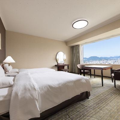 スーペリアツインルーム35㎡ エキストラベッド付き  禁煙 リーガロイヤルホテル 広島 クーポン