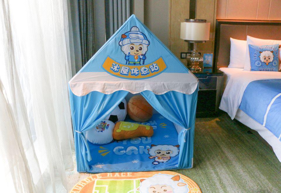 喜羊羊灰太狼親子房（小童主題+深睡床墊+靜音加濕器）