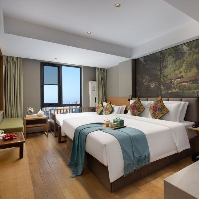 溫馨親子雙床房（坐臥羅漢床+深睡枕+智能客控） 秋果飯店（北京三元橋燕莎店）優惠