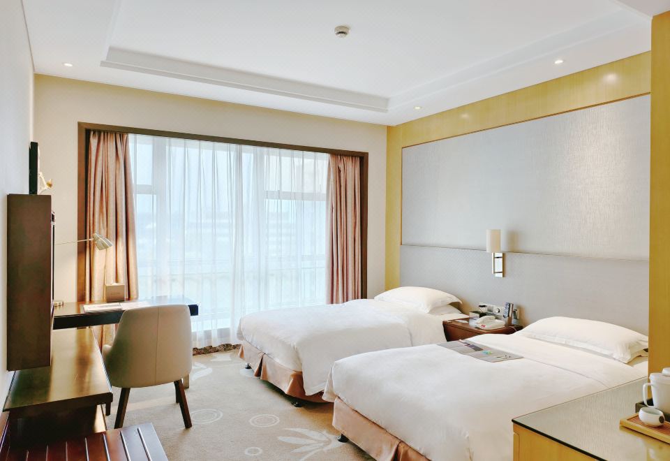 栖园楼精致双床房（园景）