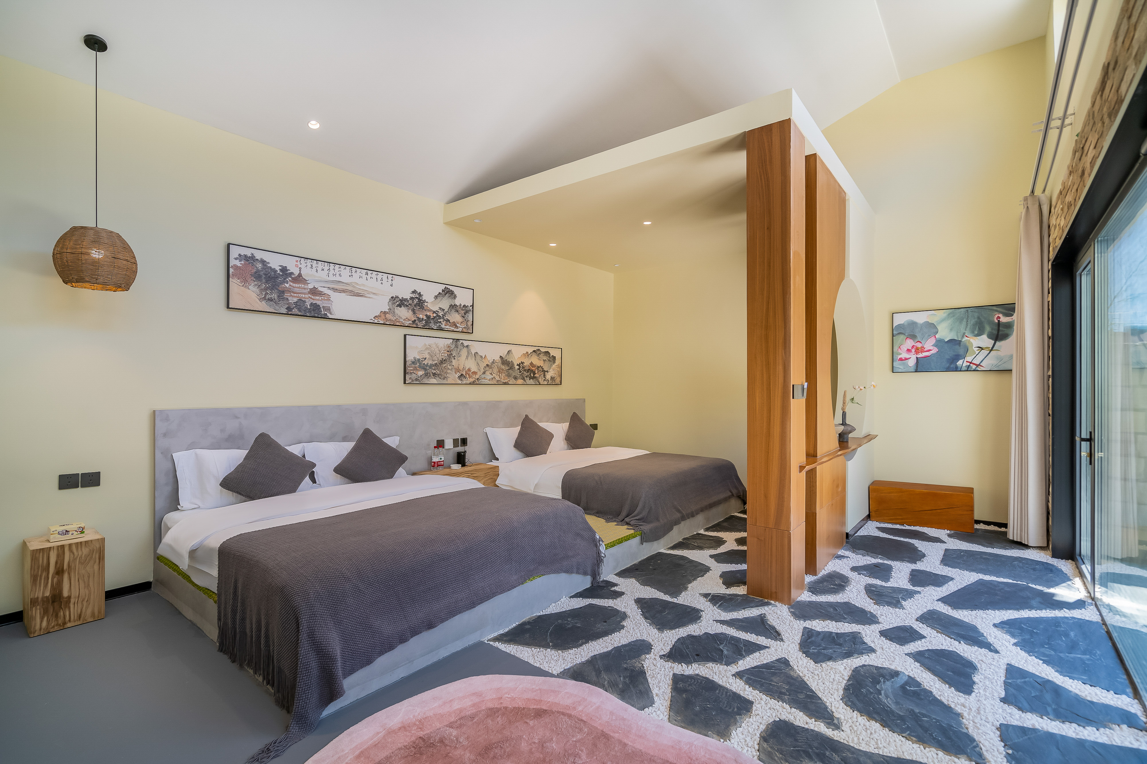 Yishan I Shi Homestay (Jim Paradise)沐云丨亲子双床房（独立小院+浴缸+可烧烤+智能客控）