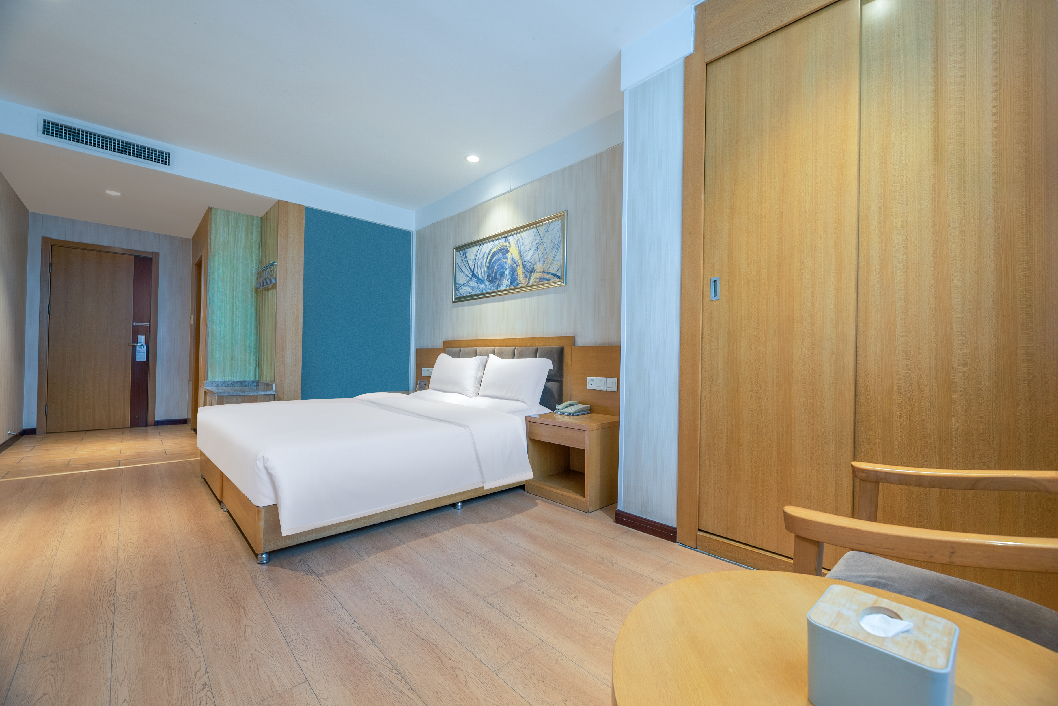 Tooyo Hotel (Xi'an Bell Tower and Drum Tower Huimin Street)商务雅致大床房+乾净整洁+安心睡眠