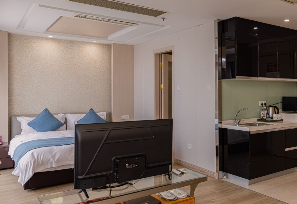 行政雙人公寓【靜謐舒適+品質洗護+乾濕分離+落地景】