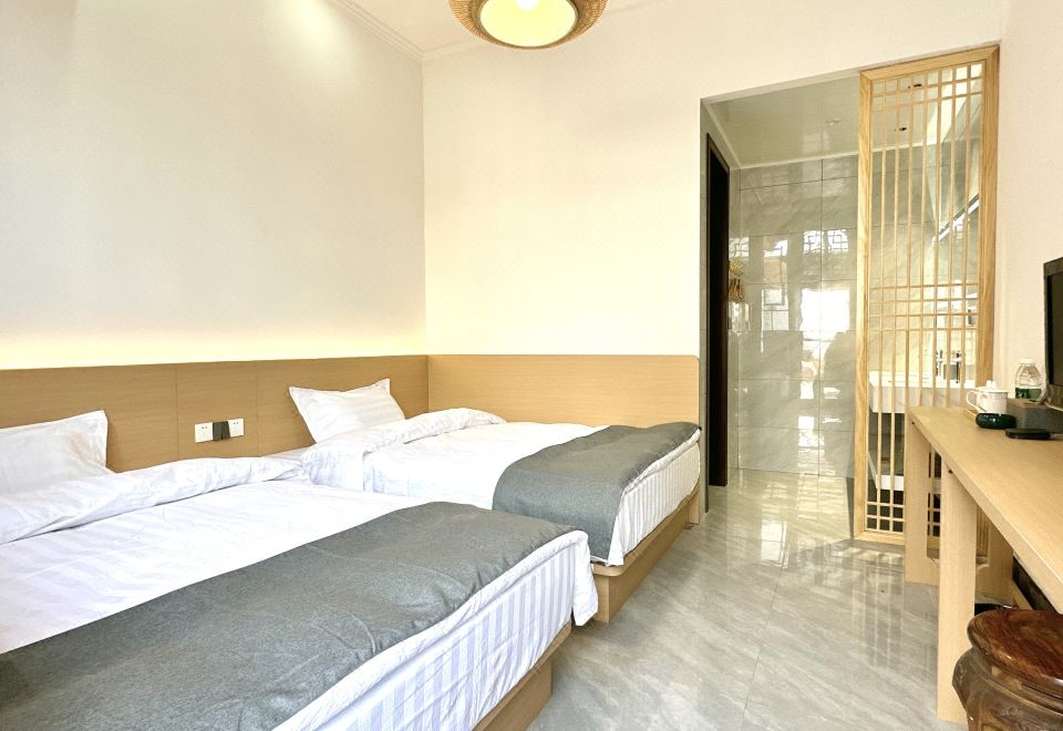 Snowing yard Deluxe 2-bed Room