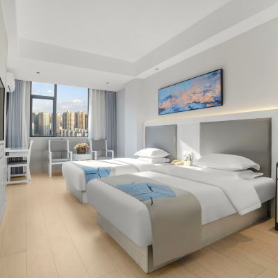 藍盒子零壓雙床（零壓助眠床墊） 雲之行大酒店（昆明機場店）優惠