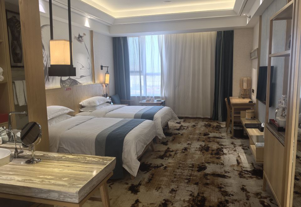 尊享·豪华双床房-明窗+电动窗帘