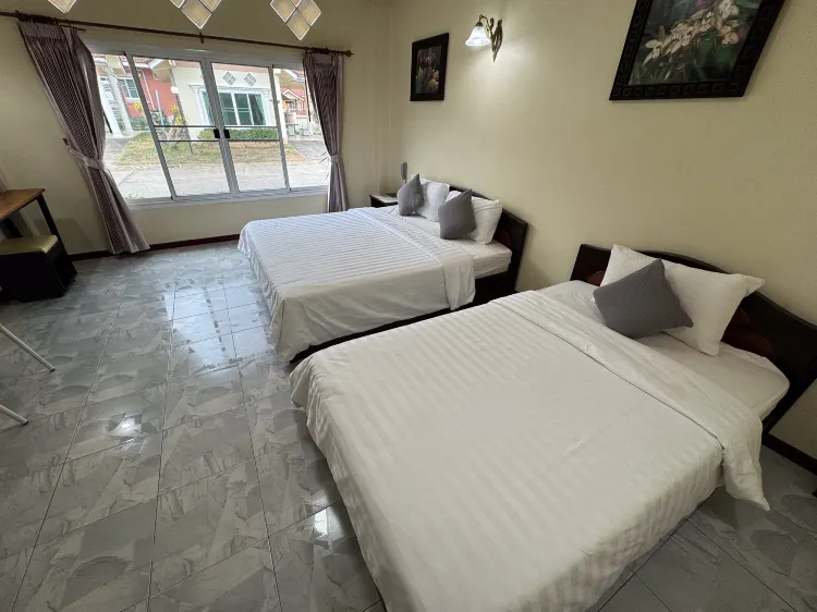 ห้องพักสำหรับ 3 ท่านพร้อมวิวภูเขา