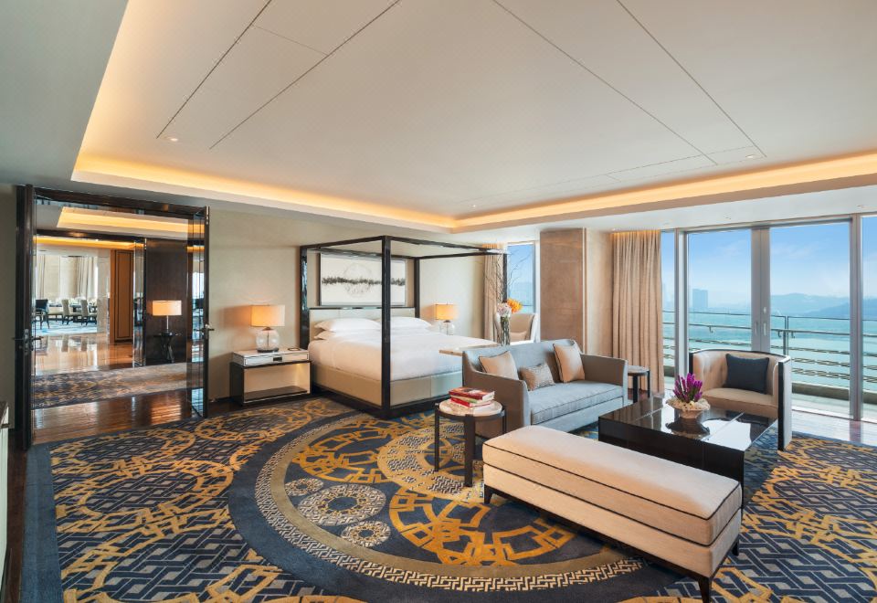 270度全景澳門海景雙臥家庭聯通套房