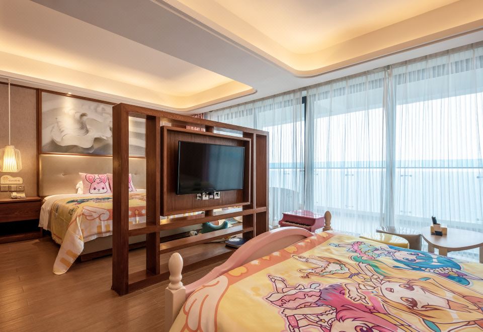 酷芽巴啦啦海景家庭房（子母床）