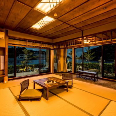 Superior Japanese-Western style room with outdoor bath
