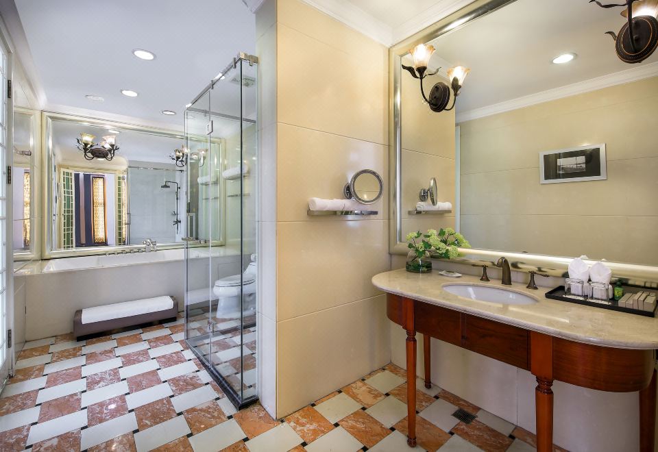 复古风情·园林家庭尊享套房（芝华士床垫+超大浴缸）