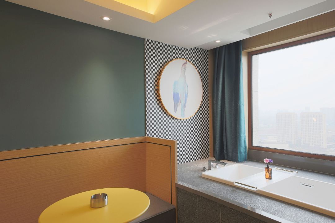 『轻呈』高空观景浴缸房（零压床垫+景观浴缸）