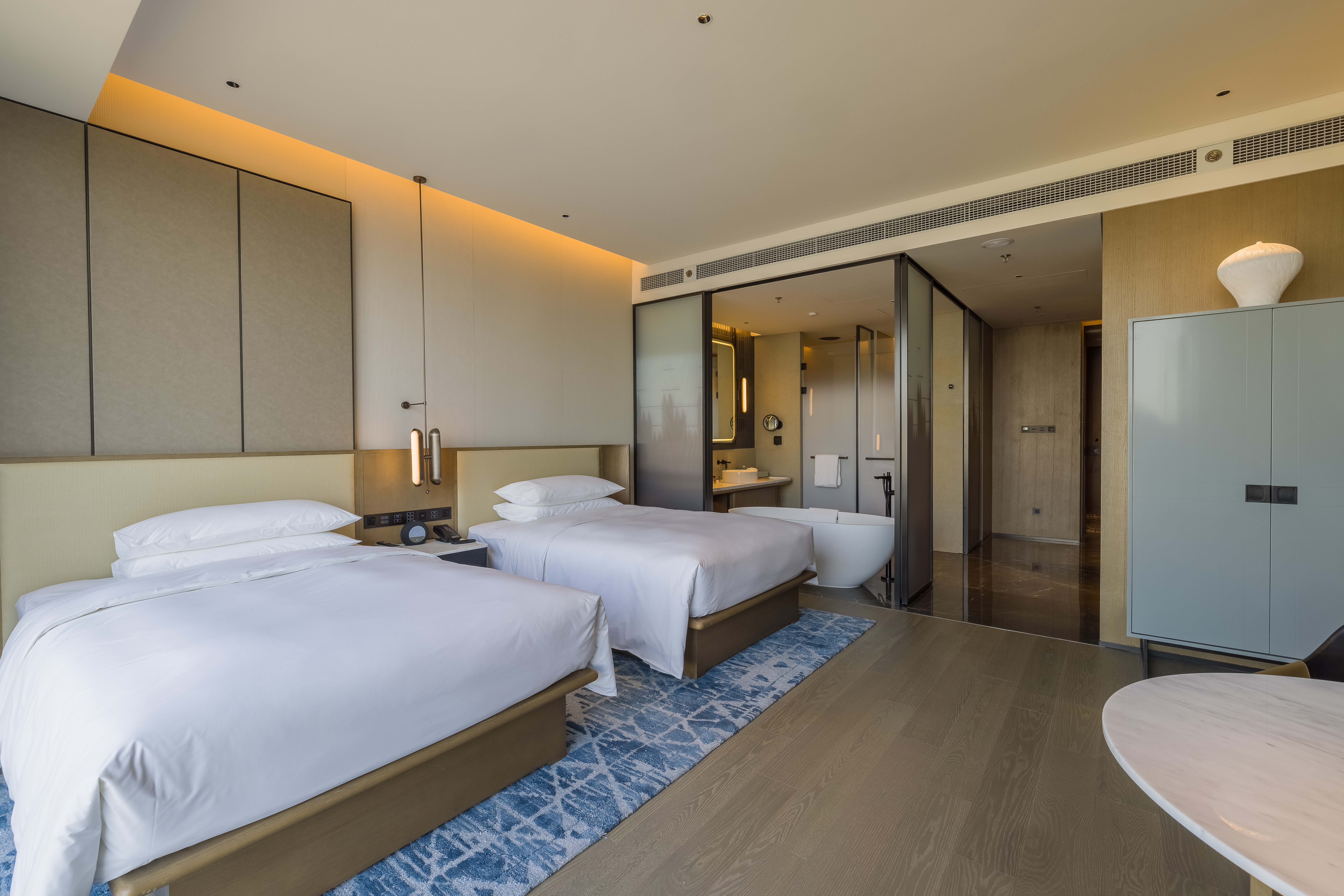 行政城景双床房