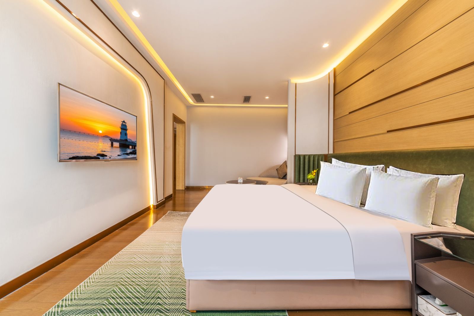 Leisurely·豪華大床房「智能客控+minibar+浴缸泡澡」