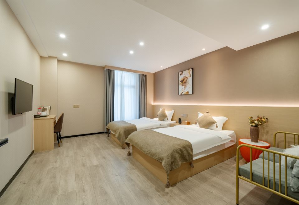 花园别墅双床房|洗衣机+冰箱