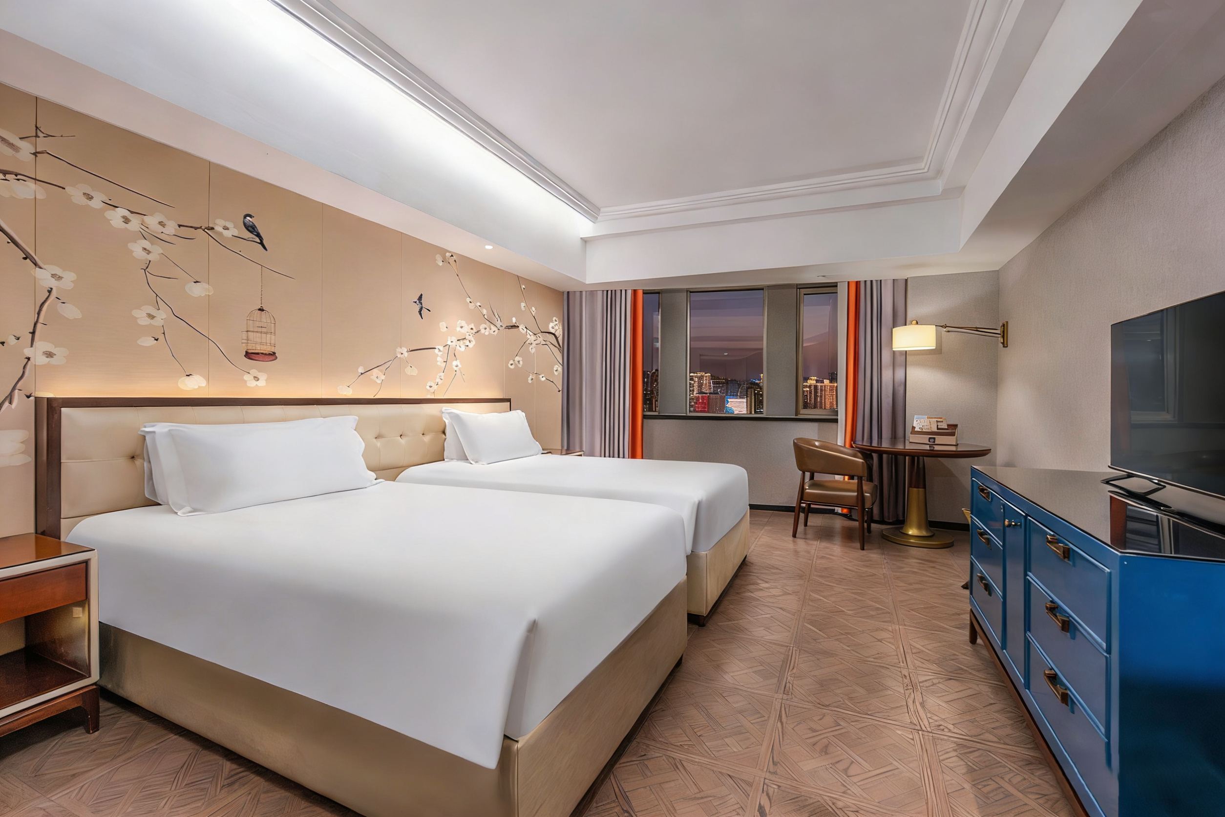 凌空商务双床房（零压床垫）