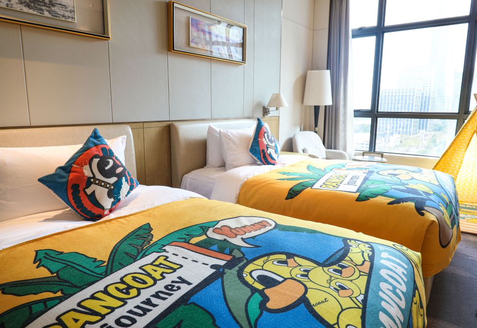 小黄鸭主题亲子房