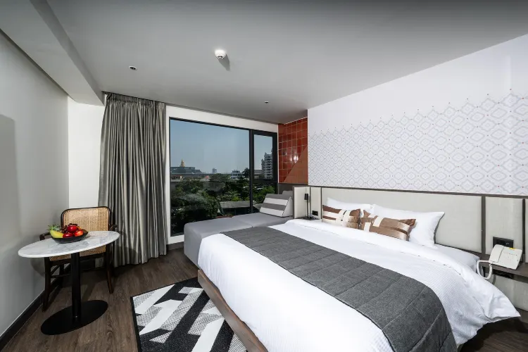 ห้อง WE Deluxe Riverview พร้อมเตียงขนาดคิงไซส์