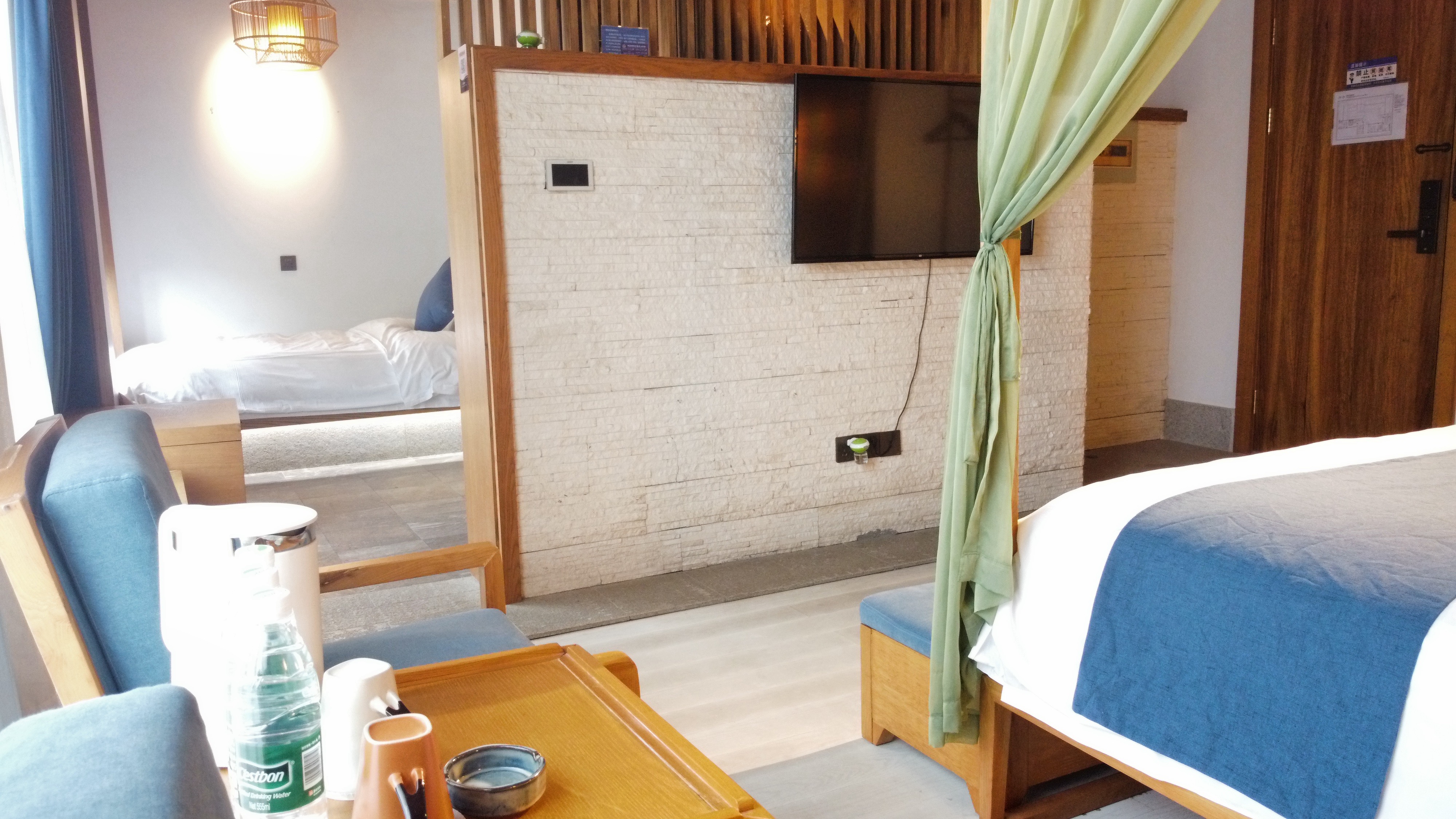 Miaotang yanziwu Guesthouse高级园景家庭房（榻榻米）｜智能｜恒温地暖