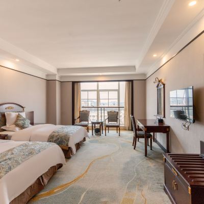 新中式甄選雙床房（獨立辦公區+舒睡床墊） 晉江英華大飯店優惠