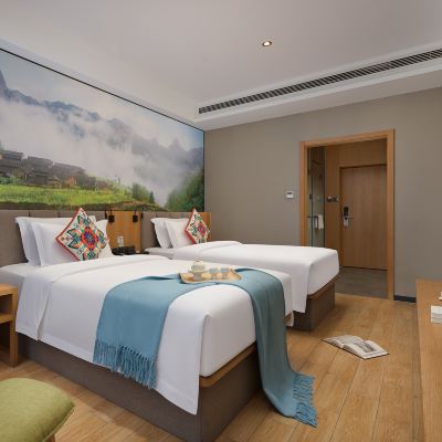 明星商務雙床房（智能客控+深睡床墊） 秋果飯店（北京三元橋燕莎店）優惠